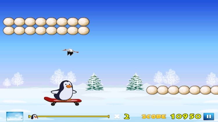 تصویر بازی جذاب Racing Penguin 2 Flying Free v2 – آندروید