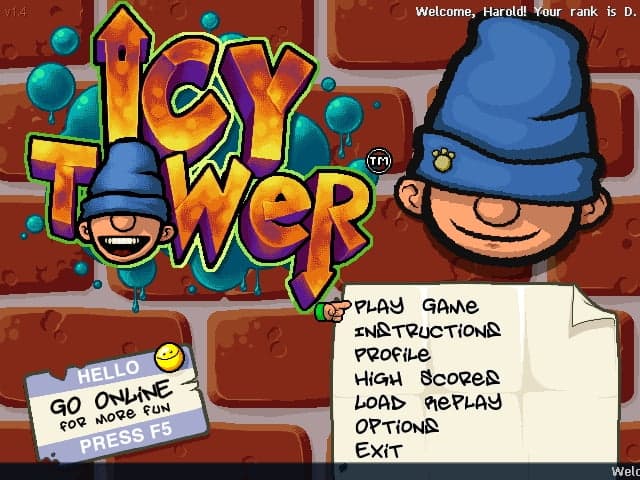 تصویر دانلود بازی کم حجم برج یخی Icy Tower V1.5