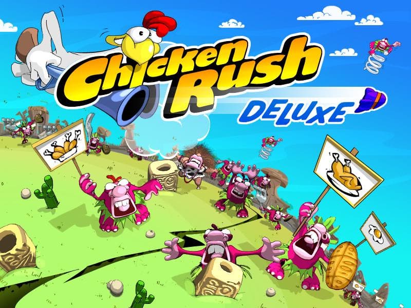 تصویر بازی حمله مرغی Chicken Rush Deluxe 1.5.3