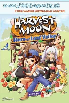 تصویر بازی کشاورزی Harvest Moon Hero Leaf Valley برای PSP