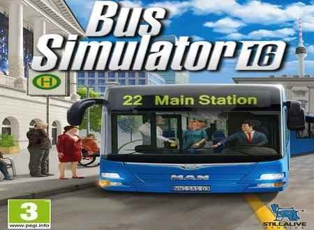 تصویر دانلود بازی bus simulator 16 شبیه سازی اتوبوس رانی برای کامپیوتر