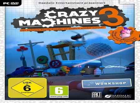 تصویر دانلود بازی Crazy Machines 3 ساخت ماشین آلات فوق العاده برای کامپیوتر