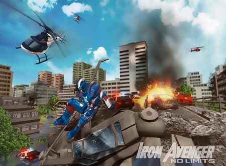 تصویر دانلود بازی Iron Avenger 2 : No Limits انتقام جوی آهنی برای اندروید