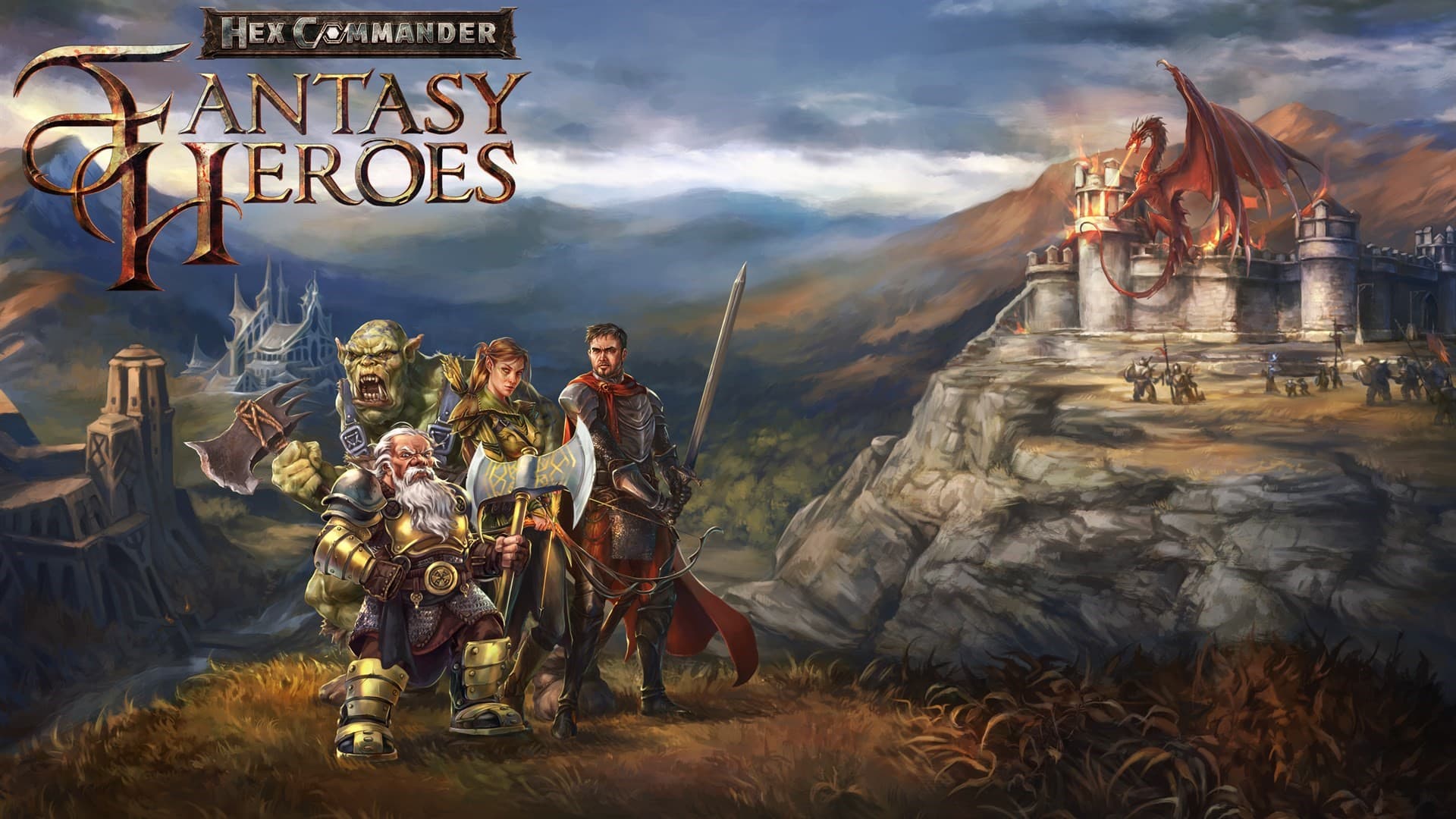 تصویر دانلود Hex Commander: Fantasy Heroes اندروید v(5.1.2)