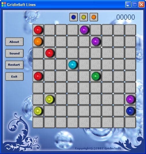 تصویر نقطه بازی در کامپیوتر با GridLines 1.09.1 Portable