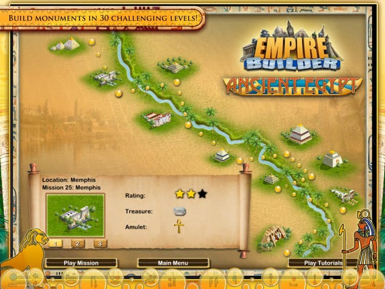 تصویر امپراطوری مصر در بازی Empire Builder Ancient Egypt