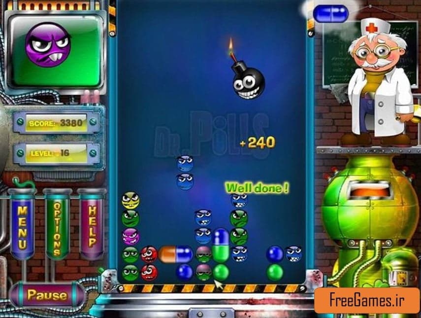 تصویر دانلود بازی سرگرم کننده Dr.Pills v1.0