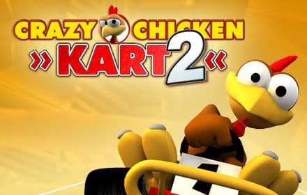 تصویر ماشین سواری جوجه دیوانه در بازی Crazy Chicken Kart 2