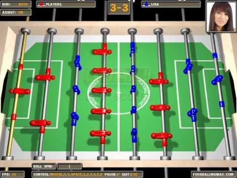 تصویر دانلود بازی فوتبال دستی Foosball Maniac v1.0