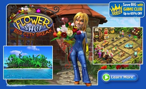 تصویر مدیریت گل فروشی در بازی Flower Shop Big City Break