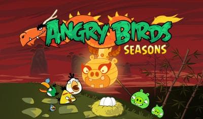 تصویر بازی پرندگان عصبانی Angry Birds Seasons سیمبیانS60V5