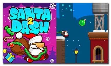 تصویر دانلود بازی جذاب و بامزه Santa Dash 2 – جاوا