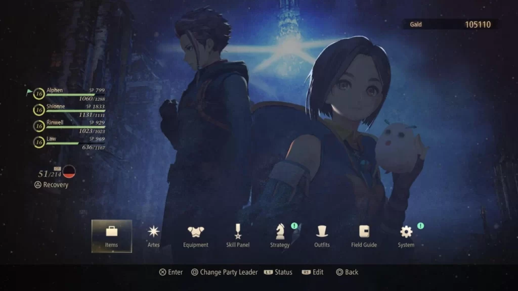 بهترینهای سال 2021: پسزمینه منوی Tales of Arise چگونه داستانی از خود نشان میدهد 2 Menu Tales of Arise FreeGames01